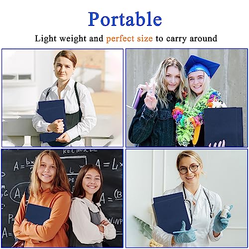 Classic Zzrywuty 50 Packs Two Pocket File Folders with Business Card Collection